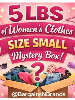 Reseller Mystery 5 Pound Box Women's Size Small Clothes Great Brands
